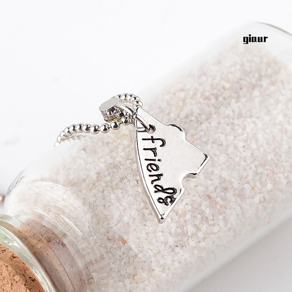 Set 4 vòng cổ Tình Bạn Mặt Trái Tim Đính Đá