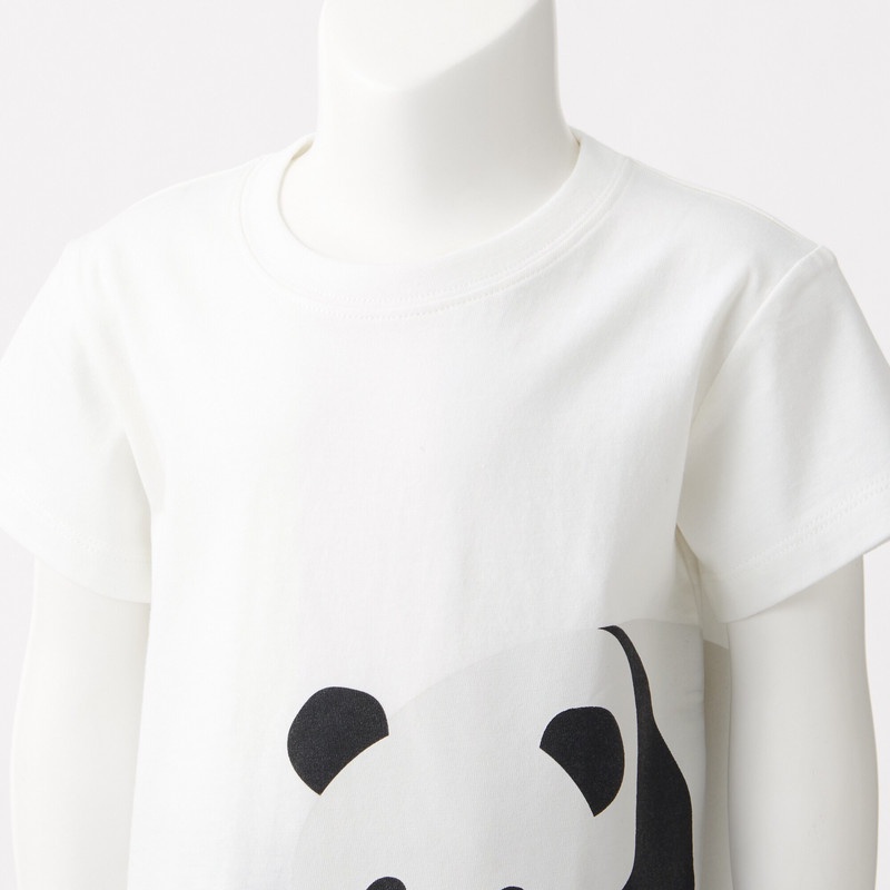 Muji Áo Thun In Họa Tiết Vải Jersey Cotton Ấn Độ-Em Bé