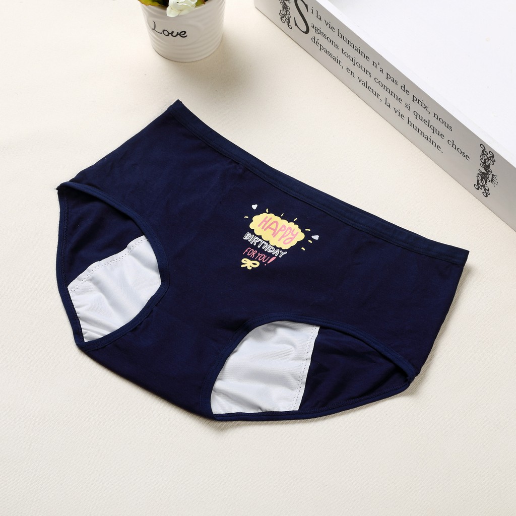 Set 03 quần lót cotton chống tràn nguyệt san