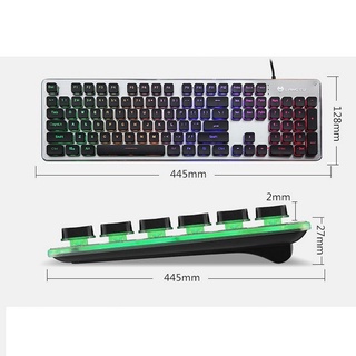 Bàn Phím LED LANGTU L1 Có Dây USB – 104 Phím Chống Ồn, Gõ Êm, LED Đẹp, Dùng Cho PC Laptop Văn Phòng Game Thủ