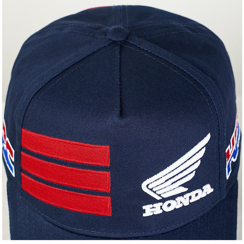 Mũ Lưỡi Trai Cotton Thêu Chữ Honda HRC Phong Cách Thể Thao Năng Động
