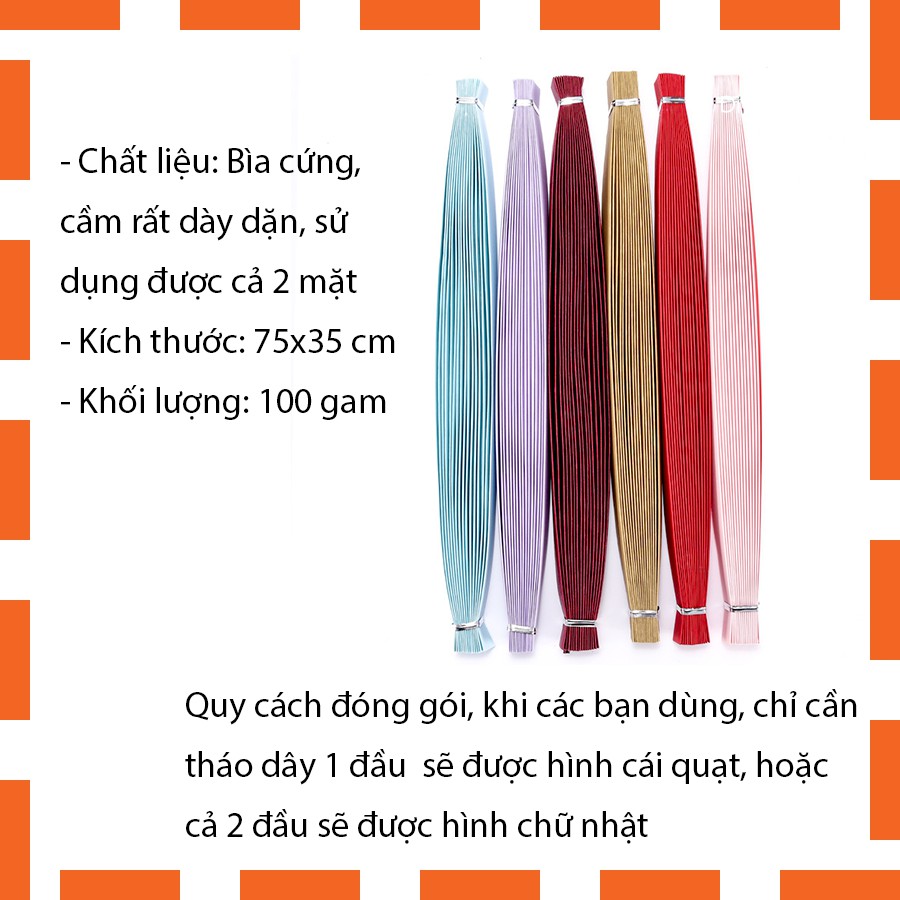 Quạt giấy chụp ảnh - Quạt xếp ly decor nhiều màu, làm phụ kiện trang trí - Ditu Decor