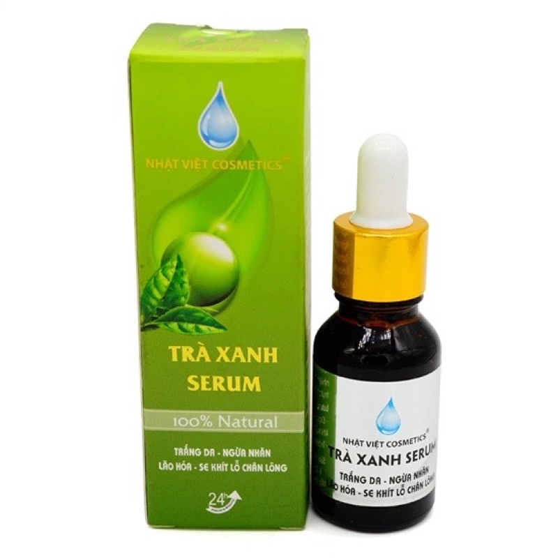 SERUM TRÀ XANH TRẮNG DA NGỪA NHĂN LÃO HOÁ NHẬT VIỆT
