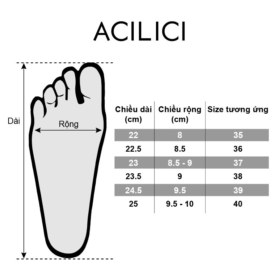 Giày sandal ACILICI quai mãnh, giày cao gót thời trang đế xuồng gót cao 7p chuẩn size màu kem, trắng và đen_TC09 🇦🇽