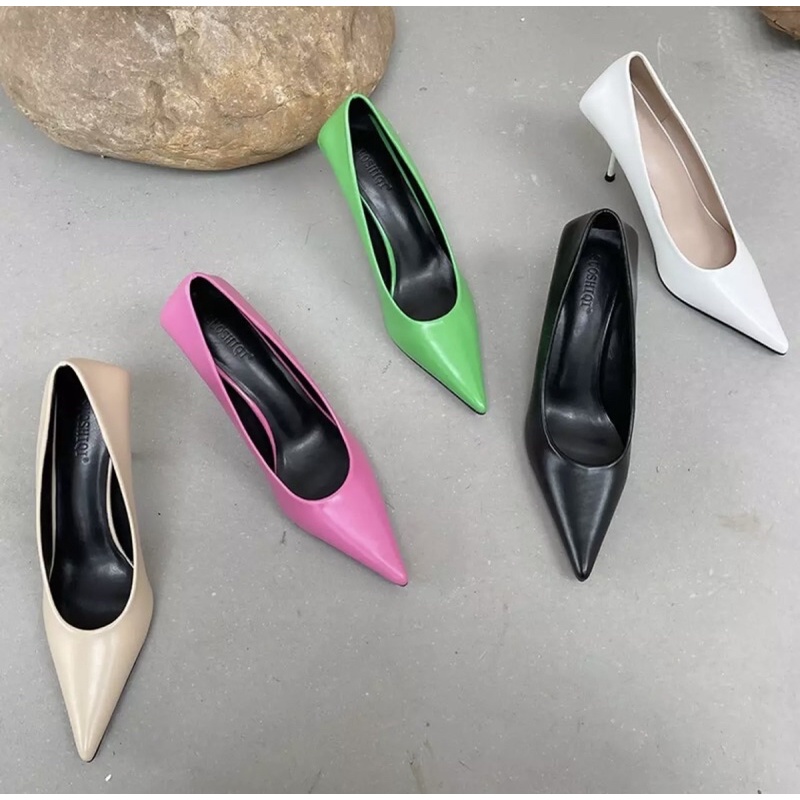 Giày cao gót mũi nhọn 7p