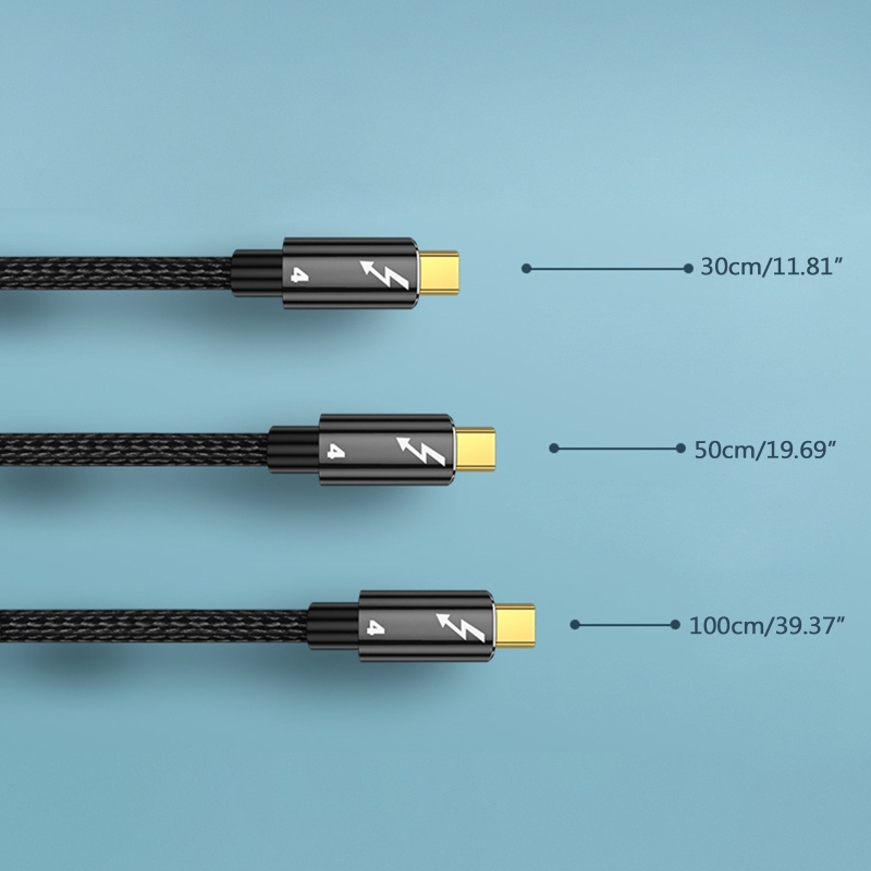 Cáp Sạc Nhanh PD100W 8K 60Hz 40Gbps USB-C Cho Điện Thoại / Máy Tính Bảng / Laptop