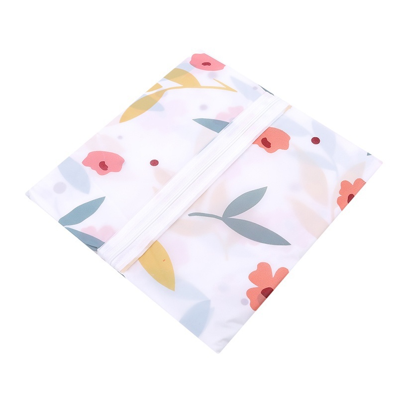 Floral Printed Fad Clothing Hanging Garment Suit Coat Dust Cover Protector Wardrobe Storage Bag