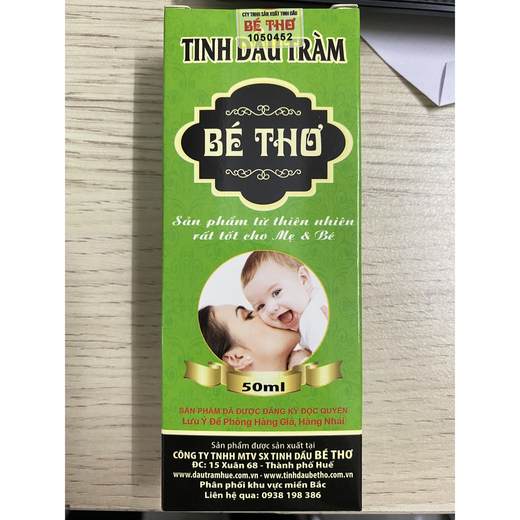 Tinh dầu tràm Bé Thơ Chai 50ml và 100ml hàng chính hãng