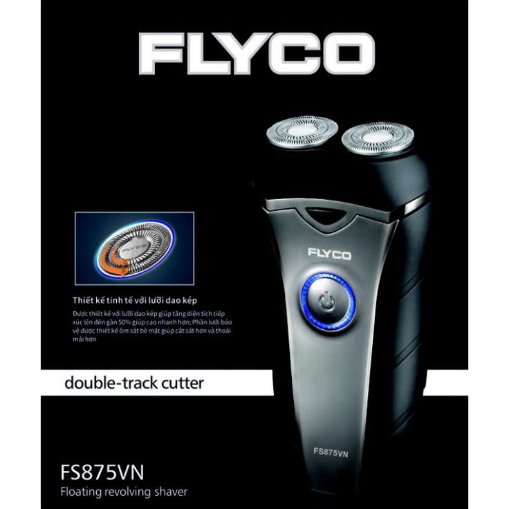 [TB02] Máy cạo râu điện cao cấp 2 lưỡi Flyco FS875VN