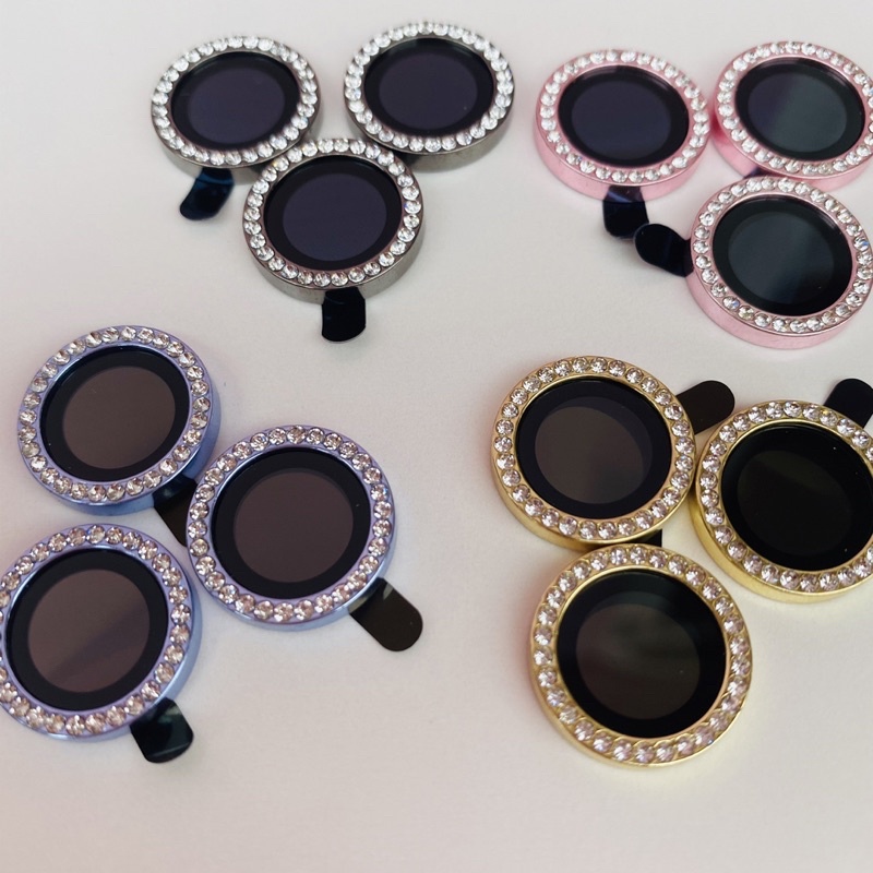 Mắt camera đính kim cương sáng bóng siêu đẹp dán bảo vệ camera 14promax/13promax/11promax/12promax