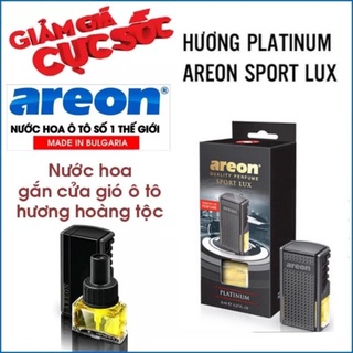 Nước hoa kẹp cửa gió điều hòa mùi Platinum Areon Sport Lux