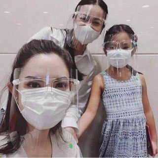 100 Kính Chống Giọt Bắn Mặt Nạ Phòng Dịch MỎNG NHẸ An Toàn