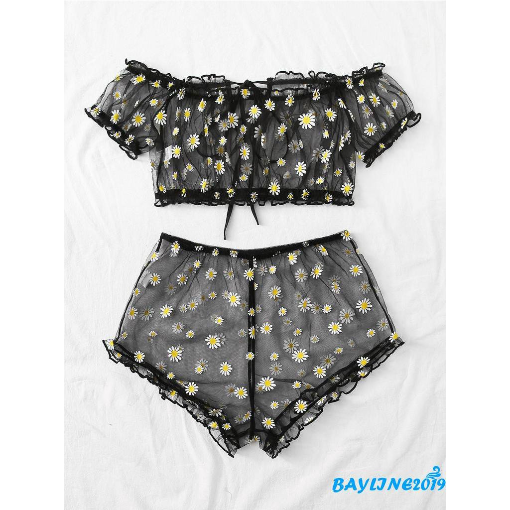 Bộ Đồ Lót Ren 2 Mảnh Gợi Cảm Sành Điệu Cho Nữ