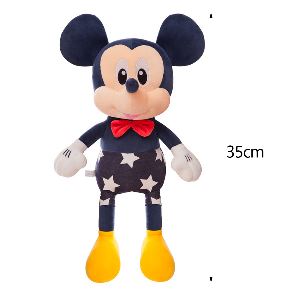 35 cm Chuột Mickey Minnie Búp Bê Sang Trọng Động Vật Nhồi Bông Đồ Chơi Sinh Nhật Món Quà Giáng Sinh cho Trẻ Em