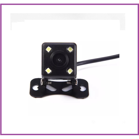 CCD Camera lùi vuông 4 led trợ sáng quay đêm cho ô tô ,xe hơi chân cánh bướm dễ dàng lắp đặt. | BigBuy360 - bigbuy360.vn