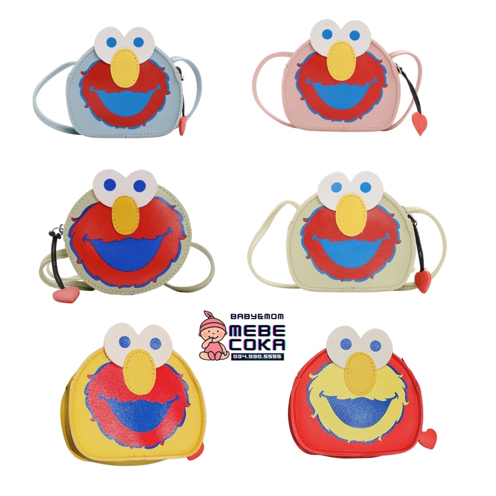 Túi đeo chéo mặt hề, túi mini dễ thương phong cách Hàn Quốc cho bé gái