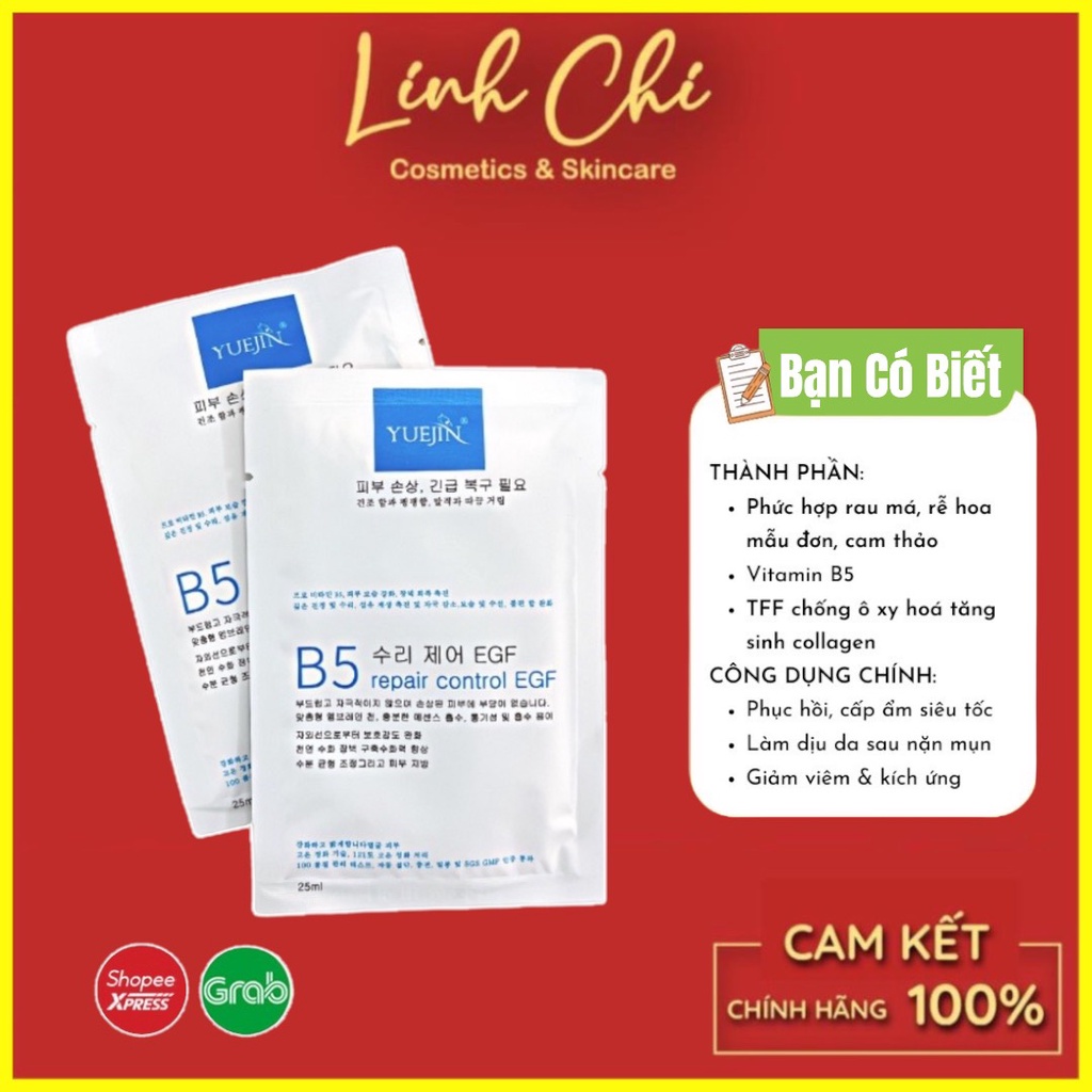 Mặt Nạ B5 JUEJIN &amp; EGF Chuyên Cấp Ẩm &amp; Phục Hồi Da Hư Tổn