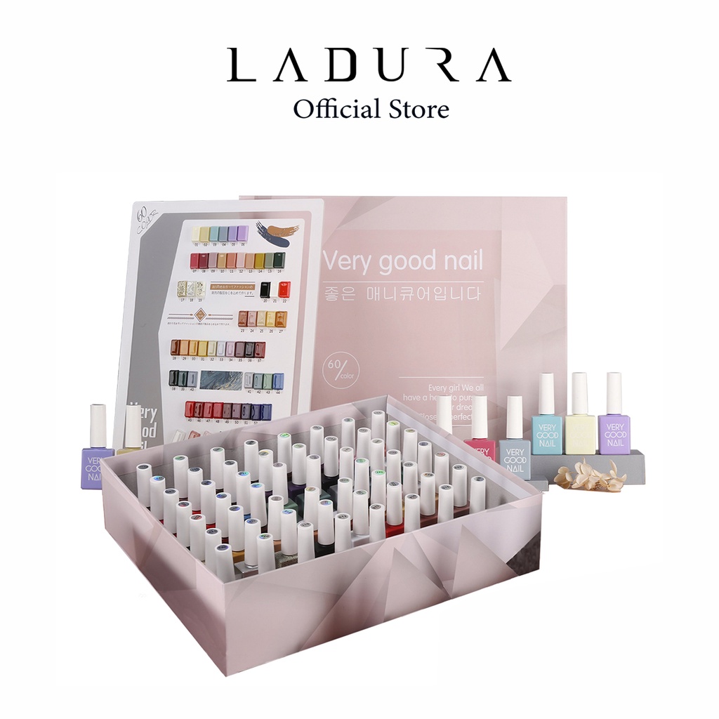 Set sơn Very Good Nail LADURA 60 màu