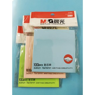 M&G  giấy ghi chú, ghi nhớ 01 màu/04 màu STICKY NOTE
