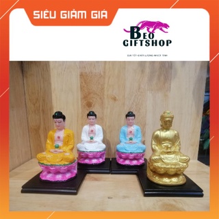 Tượng phật a di đà cao11 cm nhiều màu