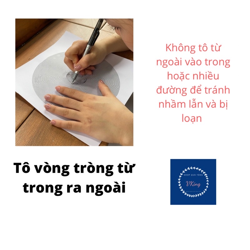 Tranh xoắn ốc - Tranh tự làm quà tặng cho người yêu, bạn bè, người thân