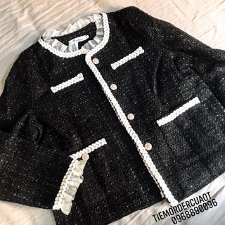 (SẴN)ÁO DẠ TWEED SIÊU LUNG LINH (CLIP VÀ ẢNH THẬT SIÊU ĐẸP)
