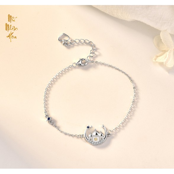 VTS001 Vòng Tay bạc tạo hình Đêm Thành Phố Đầy Sao