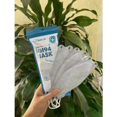 Khẩu trang HM Mask 4 lớp KF94 cao cấp túi zip 10 chiếc