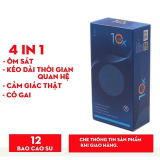 [NHẬP TRUMB15] Bao Cao Su 10X Nhật Bản Cao Cấp - An Toàn - Che tên khi nhận hàng