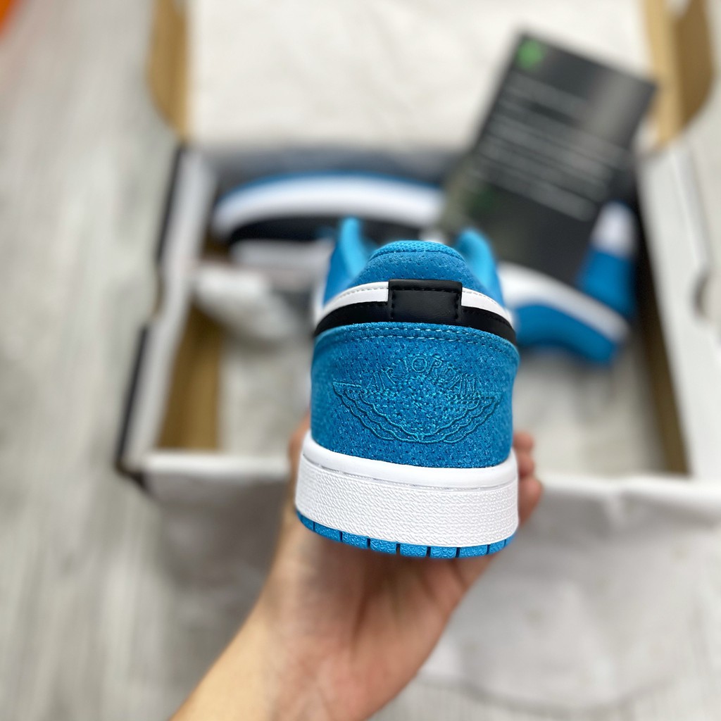 Giày Sneaker Jordan 1 Low Xanh Đen