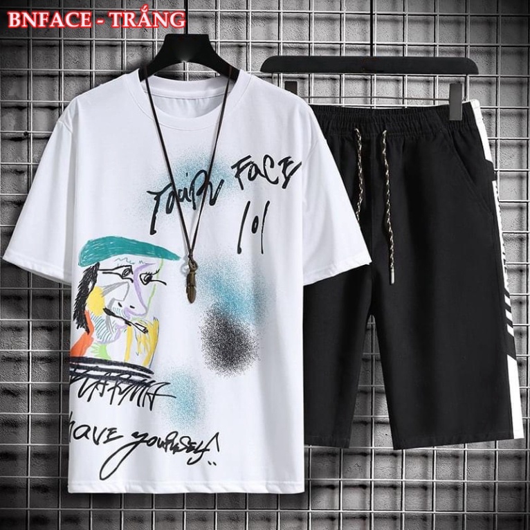 MÃ BỘ BNFACE .Bộ nam unisex phong cách Hàn quốc .