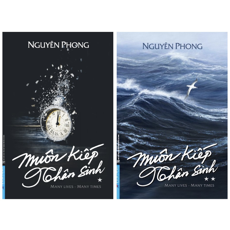 Sách - Combo 2 Cuốn: Muôn Kiếp Nhân Sinh Tập 1 & 2  Nguyên Phong  Tặng Kèm Bookmark