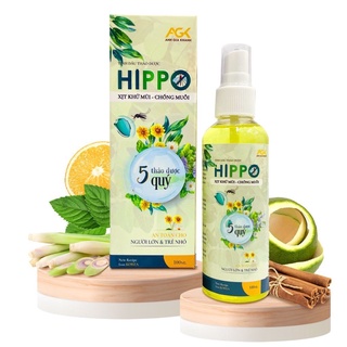 Tinh dầu thảo dược HIPPO xịt khử mùi, chống muỗi và côn trùng