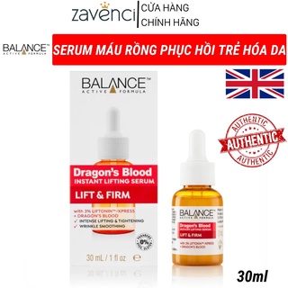 Serum BALANCE Dragon’s Blood Lifting tinh chất phục hồi trẻ hóa làn da 30ml - ZAVENCI Official