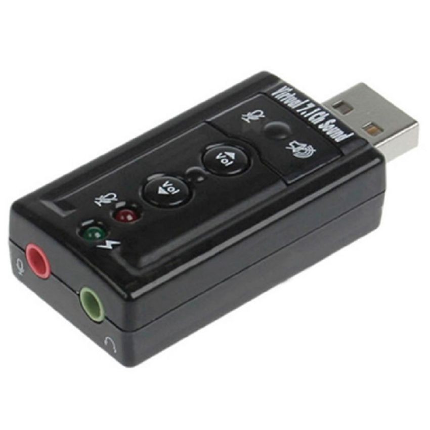 USB RA SOUND 7.1. USB ra âm thanh. Giúp cho PC Laptop không có cổng âm thanh sẽ có âm thanh. Vi Tính Quốc Duy.