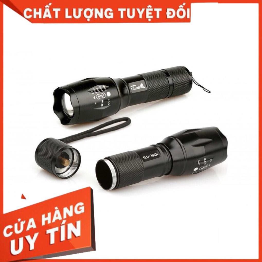 Đèn đêm, Đèn pin siêu sáng XMLT6, với 5 chế độ cực sáng CÓ THỂ sử dụng 3 pin tiểu AAA - An toàn khi sử dụng