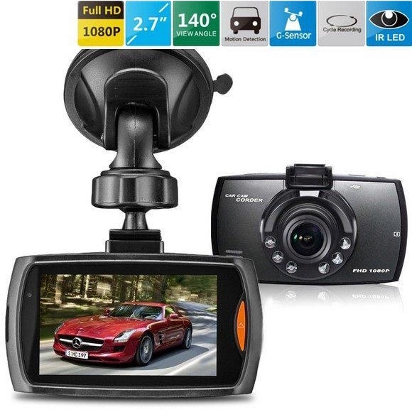 Máy quay hành trình DVR màn hình 2.7 inch Full HD 1080P góc rộng 170 độ cho xe hơi | BigBuy360 - bigbuy360.vn