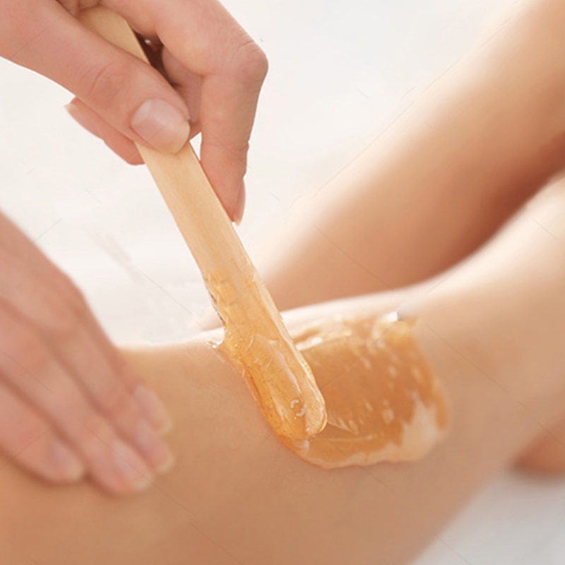 Set 50 que gỗ RUOALL bôi sáp tẩy lông tiện lợi 100g