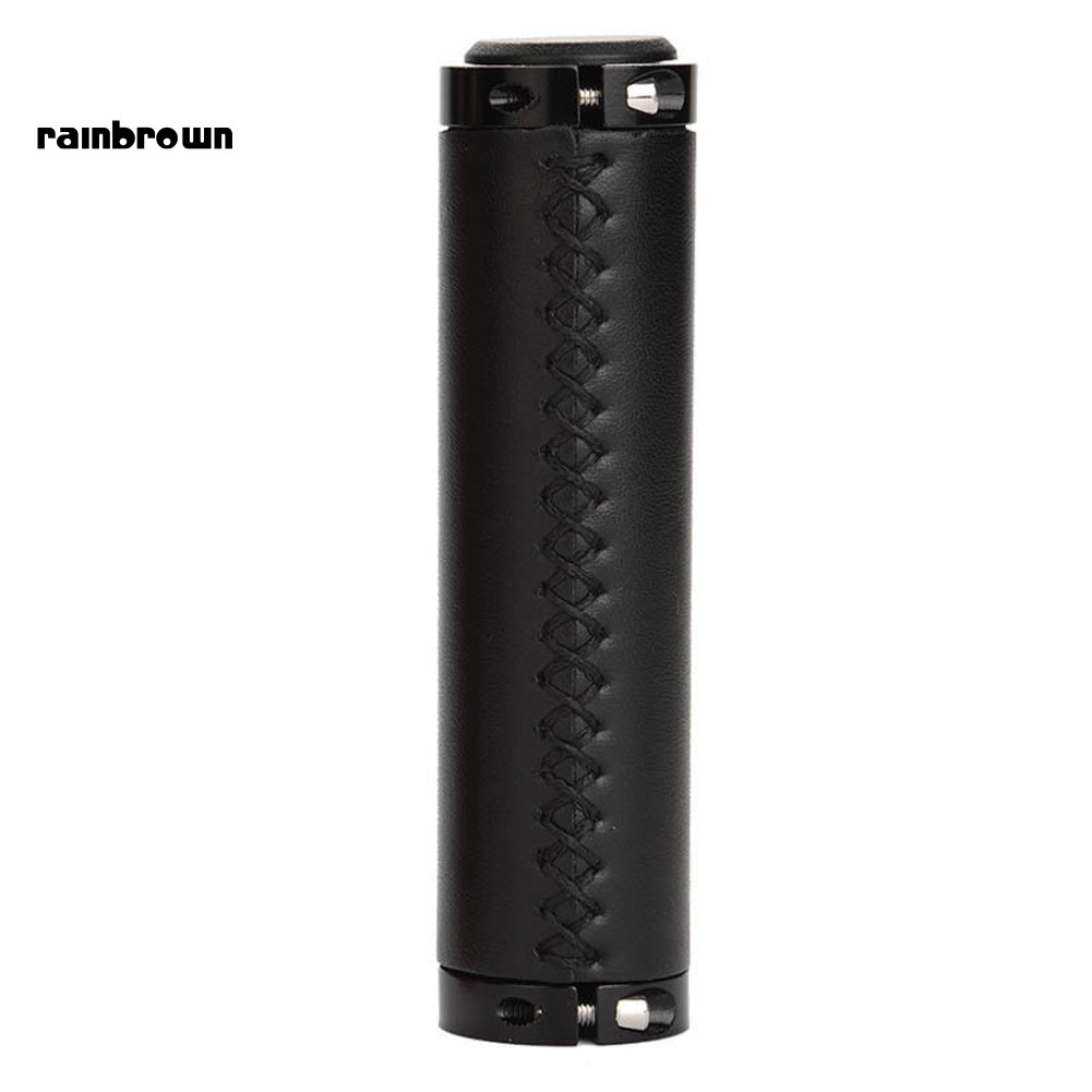 1 Cặp Bọc Tay Lái Xe Đạp Leo Núi Bằng Da Giả Chống Trượt