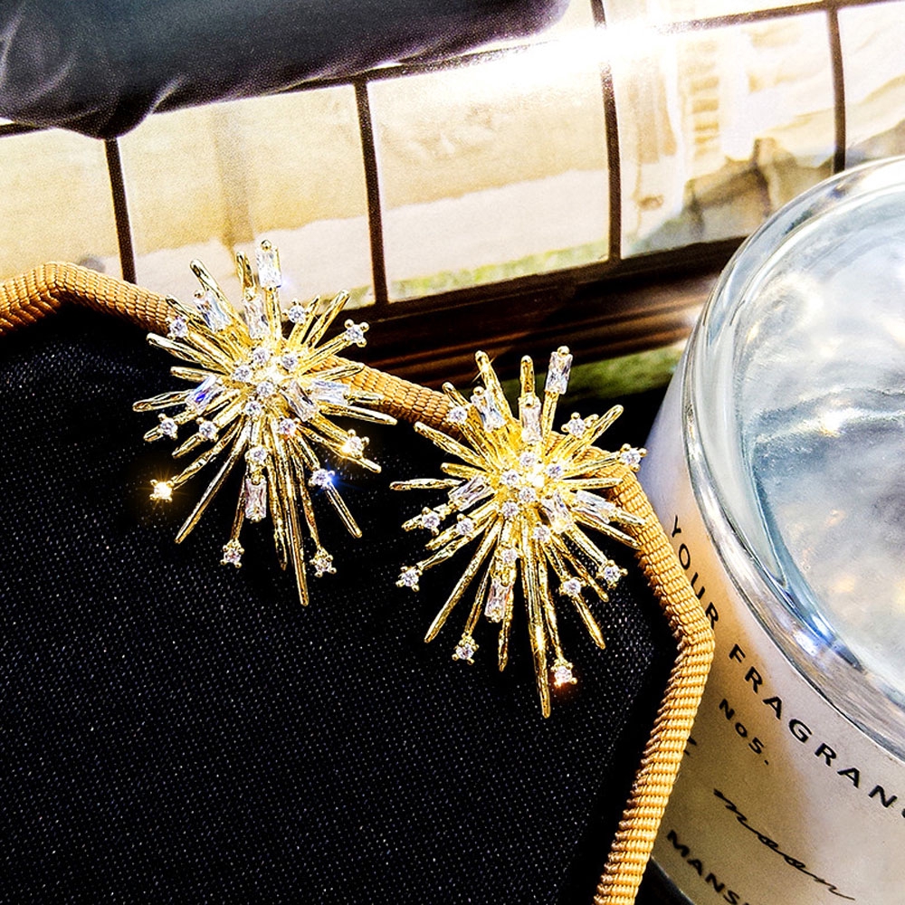 MXGOODS Accessories Fireworks Flower Stud Earrings