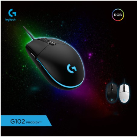 Chuột máy tính có dây logitech G102 RGB Prodigy độ chính xác cao