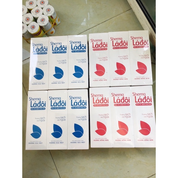 Dung dịch vệ sinh phụ nữ SHEMA LÁ ĐÔI