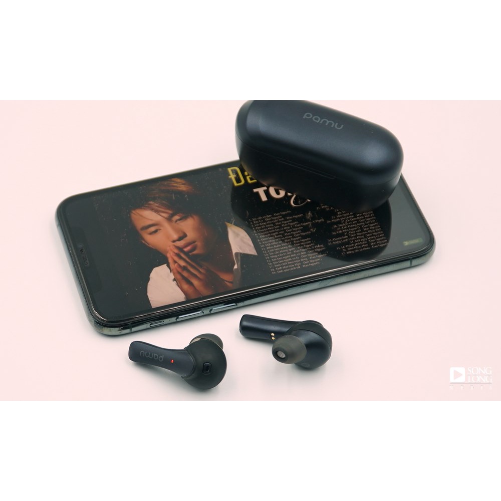 Tai nghe True Wireless Pamu Slide Mini Plus APTX Noise Reduction Bluetooth 5.0 - Hàng chính hãng
