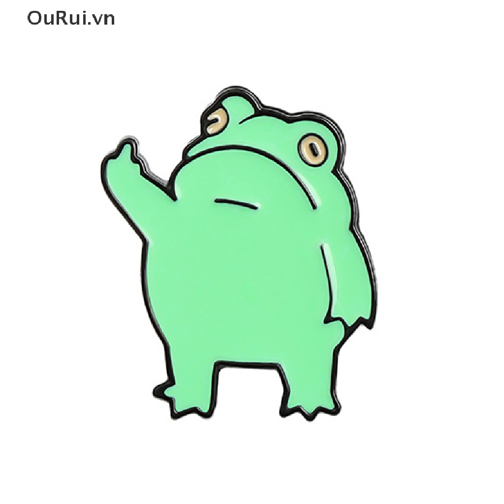 Ghim cài áo hình chú ếch độc đáo thú vị
