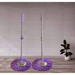 Cây lau nhà 360 độ tròn của bộ thùng, Bông lau đan xoắn siêu thấm hút loại 1