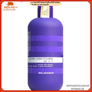 (ELGON_CHÍNH HÃNG) Dầu xả chăm sóc tóc tẩy trắng, bạch kim Elgon Silver Colorcare Conditioner 300ml