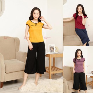 Bộ Lụa Đũi Lửng Cao Cấp CARDINA