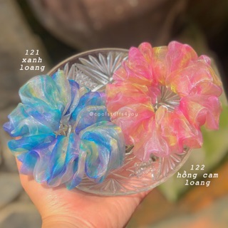 Đồ buộc tóc loang màu voan phồng🍭