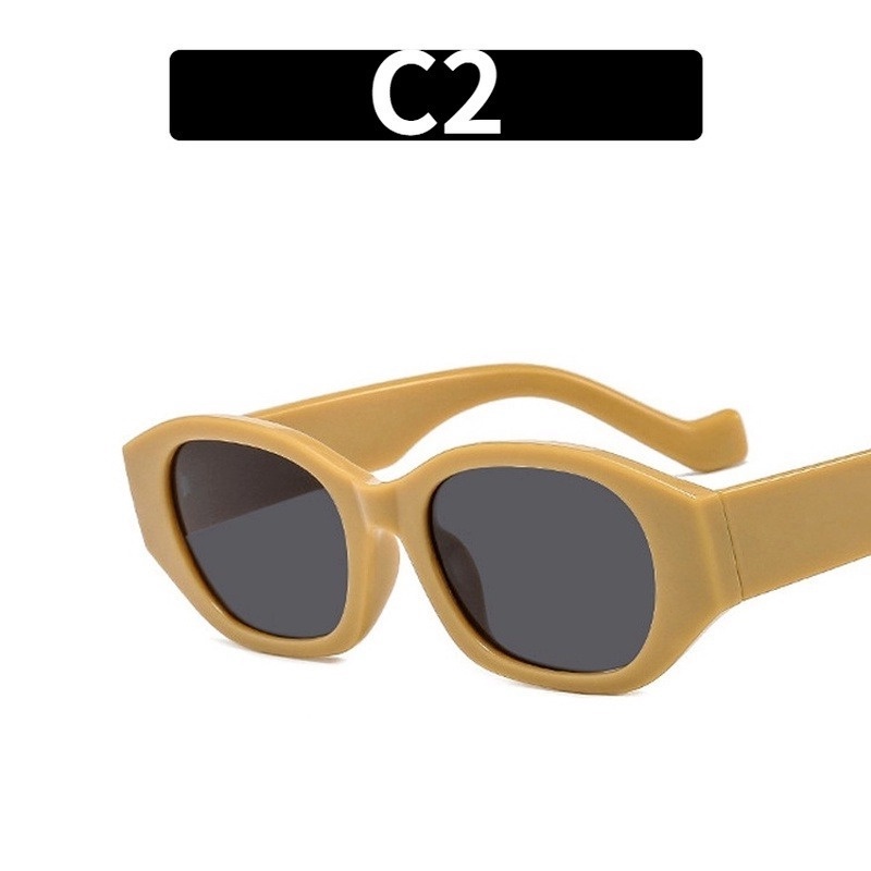 Kính Mát Tròng Vuông Họa Tiết Da Báo Nhiều Màu Sắc Thời Trang Cho Nữ