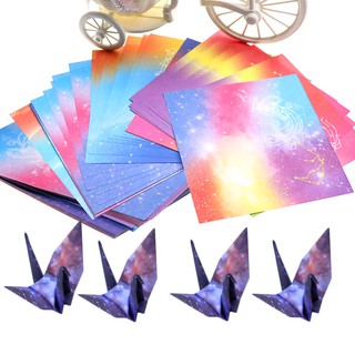 Giấy Xếp Origami Hình Vuông/Hoa/Cây Xương Rồng/ Galaxy Xinh Xắn
